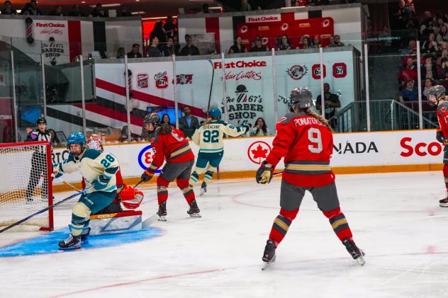 Ottawa Charge look for a goal against the Seattle Torrent
