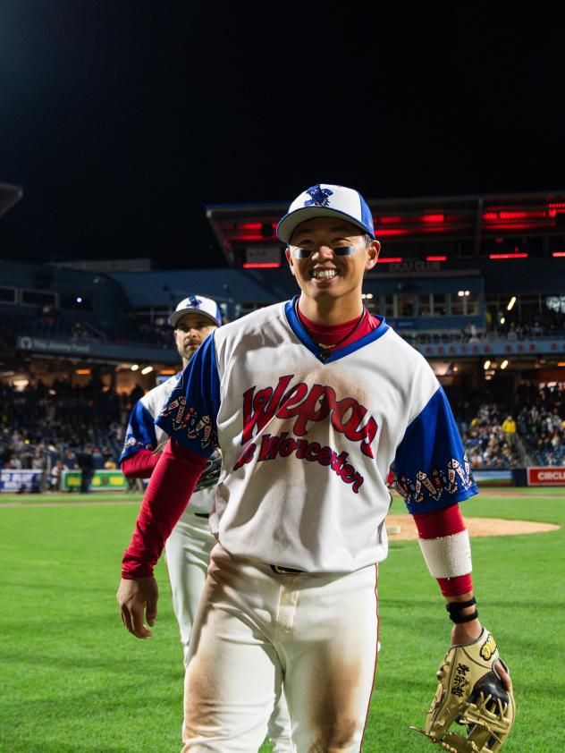 Worcester Red Sox shortstop Tsung-Che Cheng