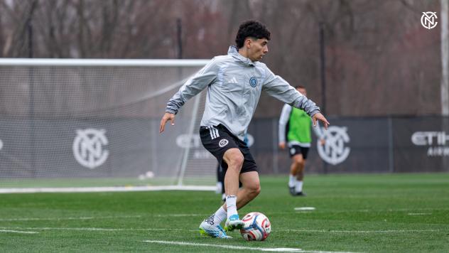 New York City FC forward Arnau Farnos with New York City FC II