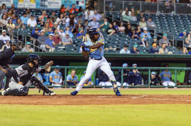 Montgomery Biscuits second baseman Ryan Spikes