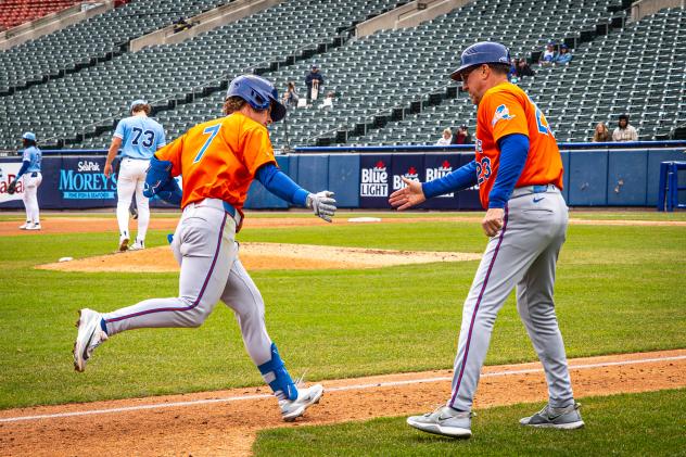 Syracuse Mets outfielder Nick Morabito