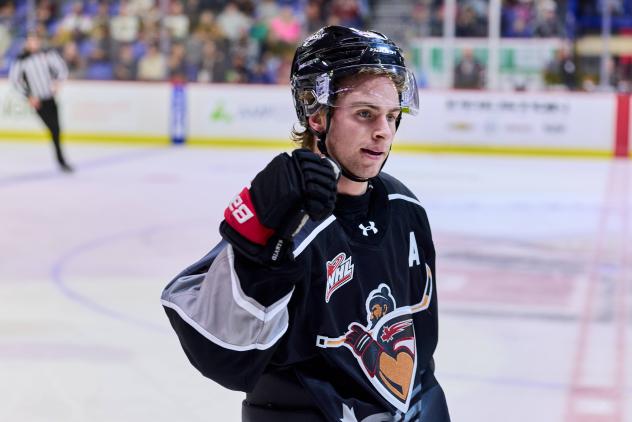 Vancouver Giants forward Mathis Preston