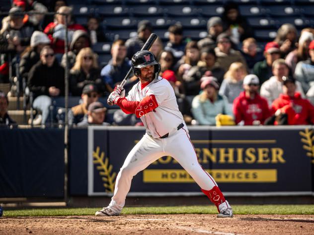 Vinny Capra of the Worcester Red Sox