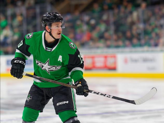Texas Stars forward Cameron Hughes