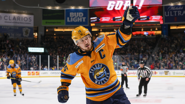 Toledo Walleye forward Brandon Hawkins