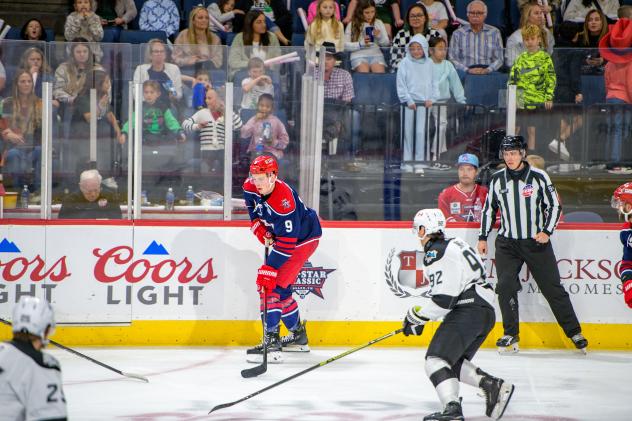 Allen Americans forward Danny Katic