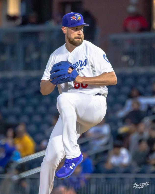 Ontario Tower Buzzers pitcher Brock Stewart