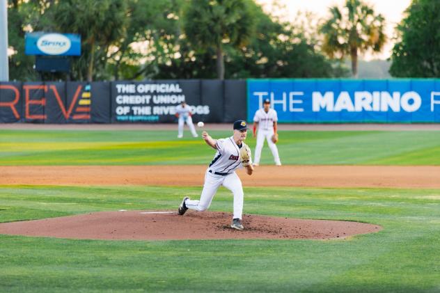 Charleston RiverDogs on the mound