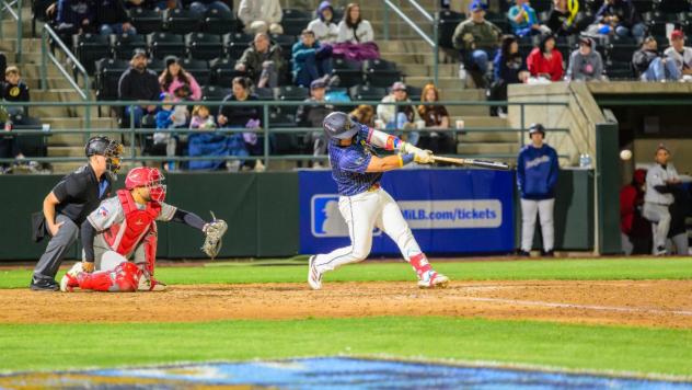 Tri-City Dust Devils with a big swing Friday night