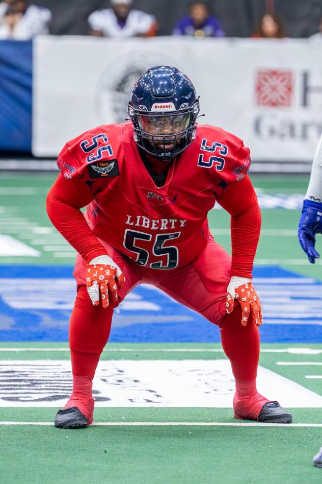 Salina Liberty offensive lineman Cor'Darius Wright