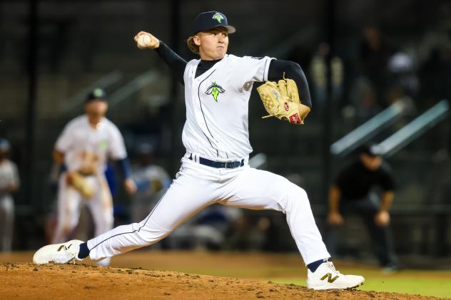 Columbia Fireflies pitcher Michael Lombardi