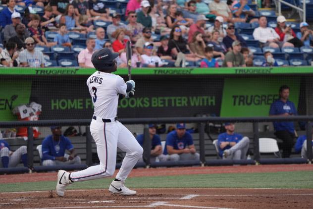 Pensacola Blue Wahoos outfielder Dillon Lewis