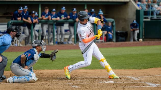 Tri-City Dust Devils at the plate