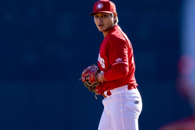 Pitcher Rafael Ohashi with the Vancouver Canadians