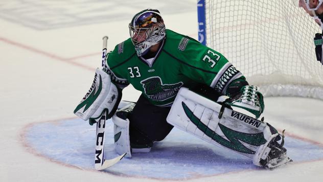 Florida Everblades goaltender Cam Johnson