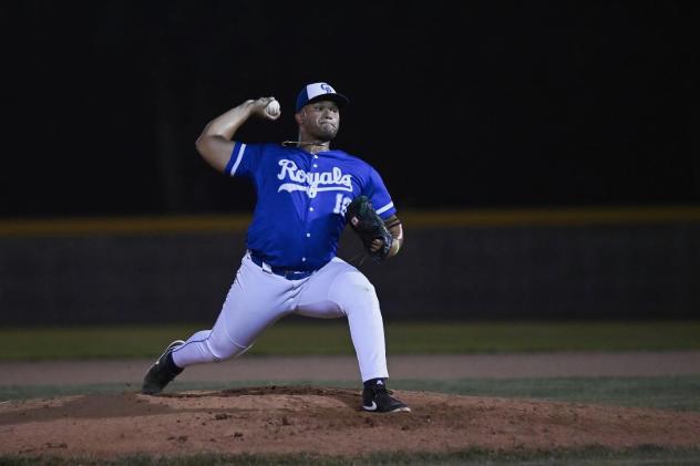 RHP Nelson Mercado with the Guelph Royals