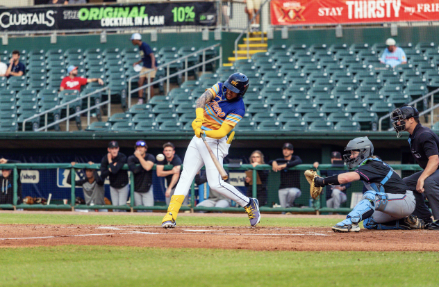 Montgomery Biscuits first baseman Xavier Isaac