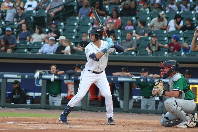 Columbia Fireflies' JC Vanek at bat