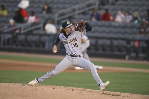 Charleston RiverDogs pitcher Aidan Cremarosa