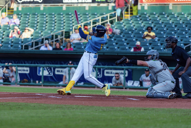 Montgomery Biscuits first baseman Xavier Isaac