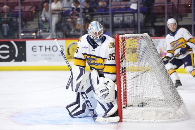 Atlanta Gladiators goaltender T.J. Semptimphelter