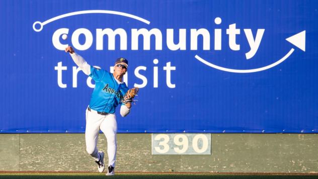 Everett AquaSox' Jonny Farmelo in action