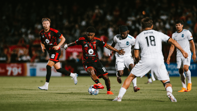 Phoenix Rising FC's Hope Avayevu in action