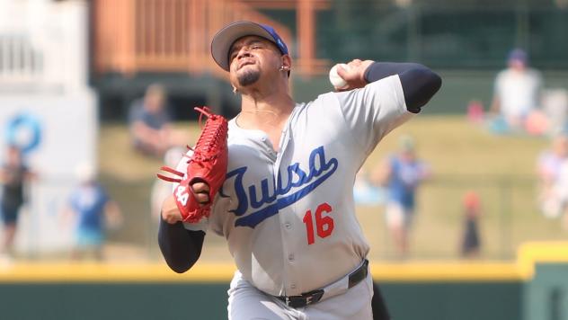 Tulsa Drillers pitcher Christian Suarez