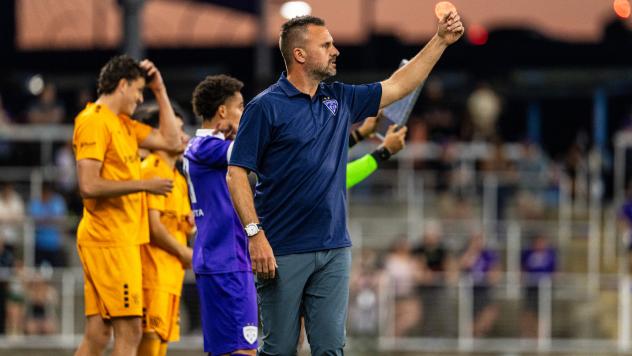 Louisville City FC Interim Head Coach Simon Bird