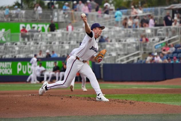 Pensacola Blue Wahoos pitcher Jacob Miller
