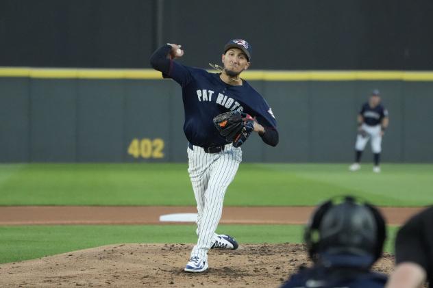 Somerset Patriots pitcher Elmer Rodriguez
