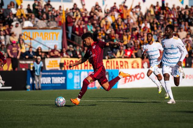 Detroit City FC forward Darren Smith