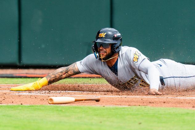 Montgomery Biscuits first baseman Xavier Isaac