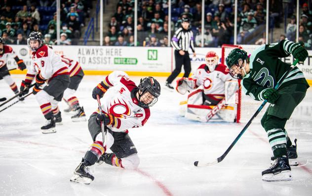 Ottawa Charge battle the Boston Fleet in the PWHL Walter Cup Playoffs