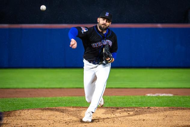 Syracuse Mets pitcher Bryce Conley