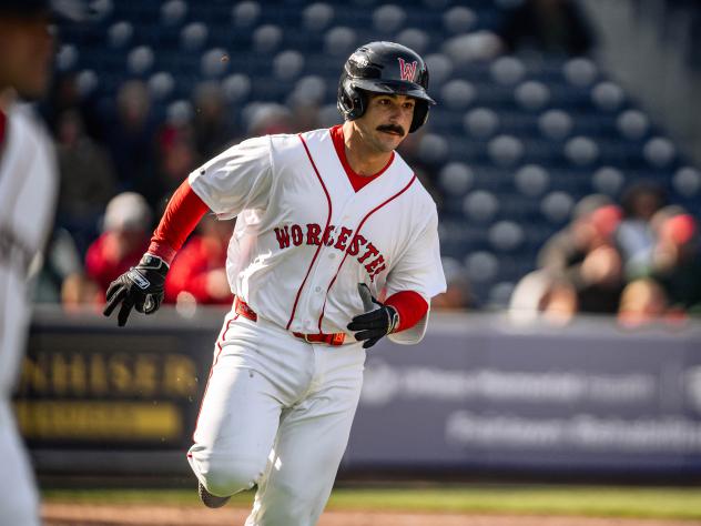 Worcester Red Sox second baseman Mickey Gasper