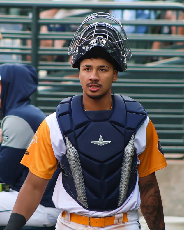 Columbia Fireflies catcher Jhosmmel Zue