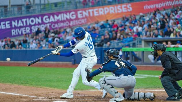 Tulsa Drillers' Josue De Paula at bat