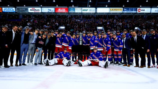 Kitchener Rangers celebrate win