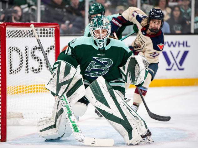 Boston Fleet goaltender Aerin Frankel