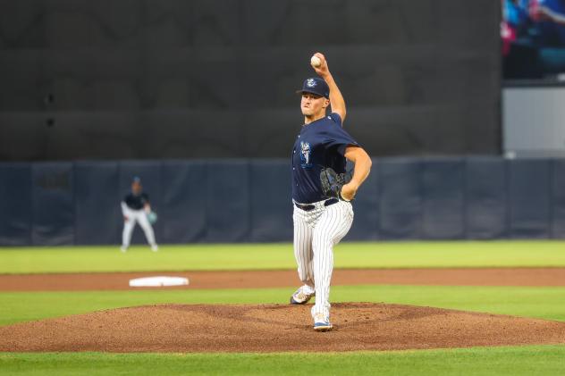 Tampa Tarpons' JT Etheridge in action