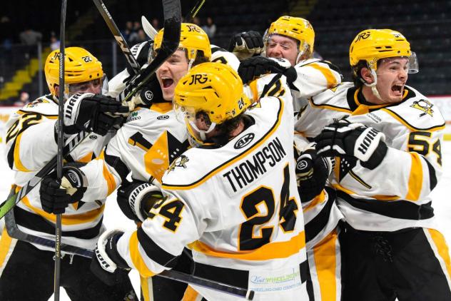 Wheeling Nailers celebrate win