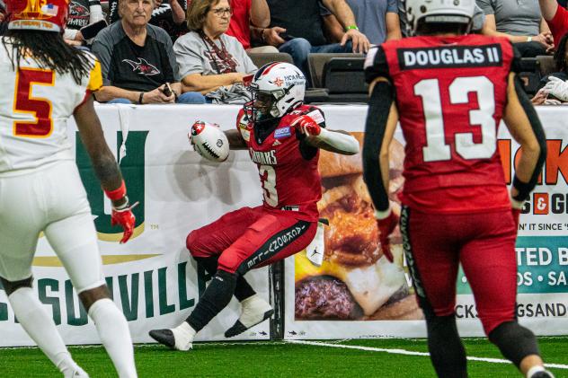 Jacksonville Sharks running back Jimmie Robinson Jr. vs. the New Mexico Chupacabras