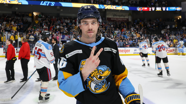 Toledo Walleye defenseman Riley McCourt