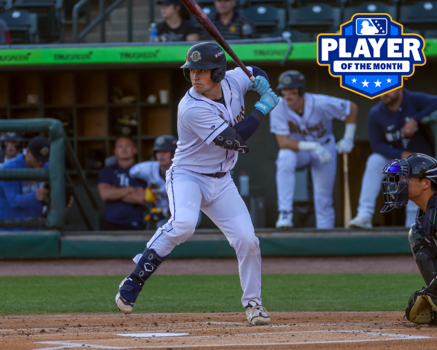 Charleston RiverDogs catcher Caden Bodine
