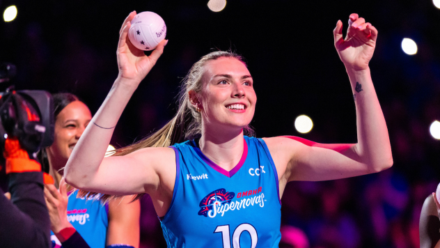 Omaha Supernovas middle blocker Kiara Reinhardt