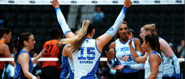 Dallas Pulse rookie outside hitter Mimi Colyer