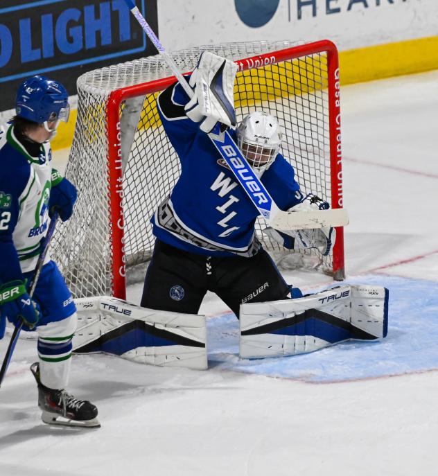 Wenatchee Wild goaltender Cal Conway