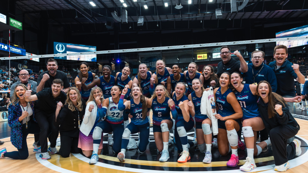 Omaha Supernovas after their MLV Semifinal Win