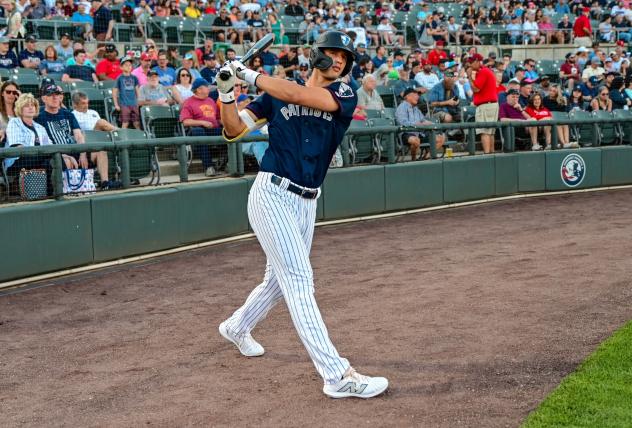 Somerset Patriots outfielder Spencer Jones